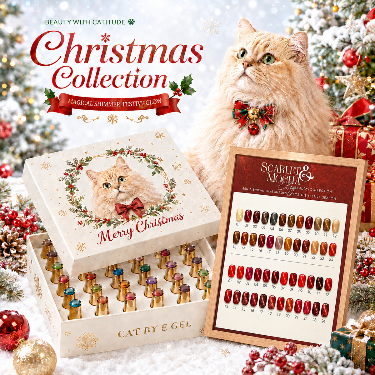 Christmas Scarlet Mocha Warm Earth Tone——2026(Hot Sell)